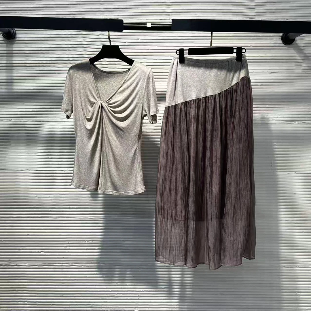 DY 25简约通勤气质时尚套装裙子时尚夏季女装百搭中长款A201