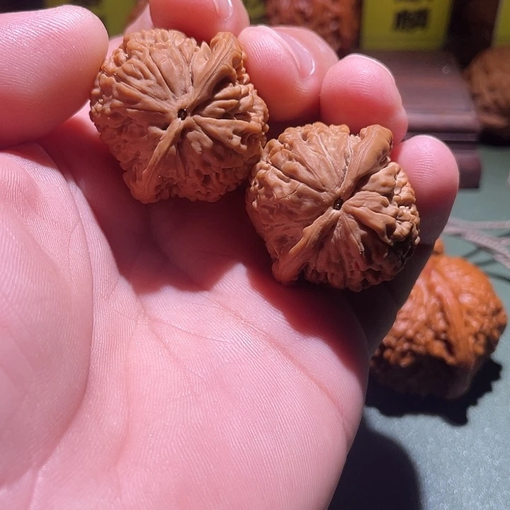 嘎***奇手串/手链核桃35精品头货莲花核桃