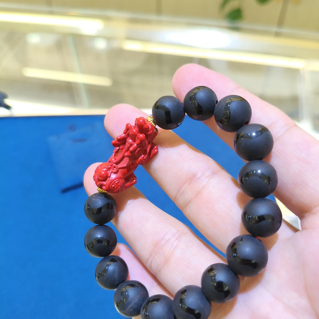 貔玛瑙➕高朱砂貅手串多样款式男款11-12mm