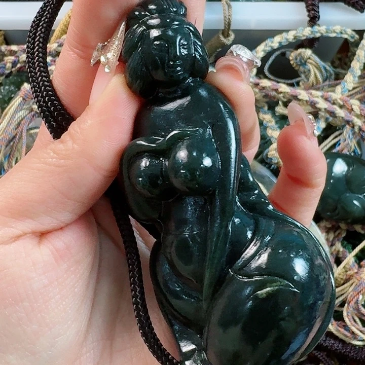 和田玉挂件未镶嵌