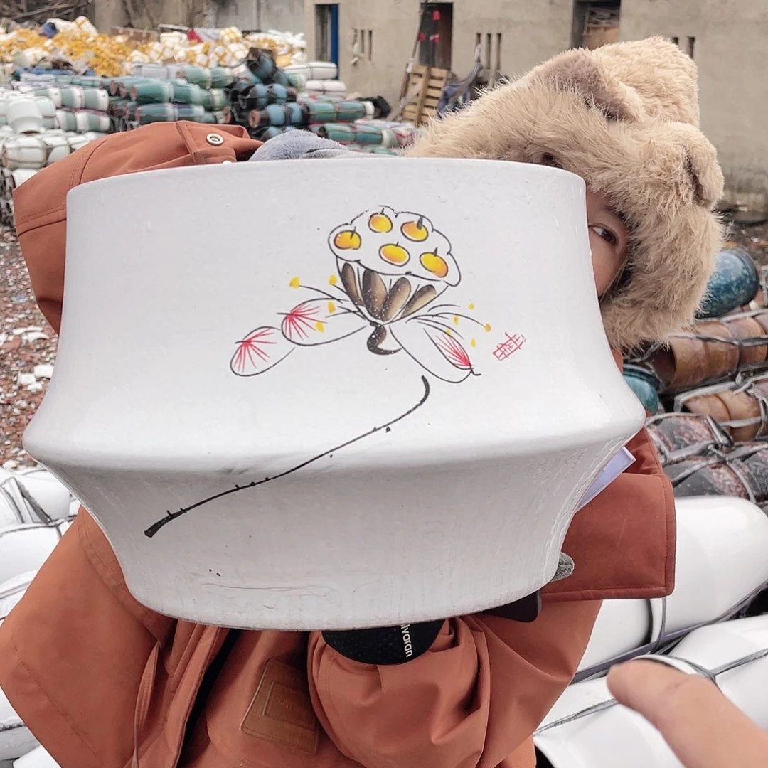 红陶王嫂花盆0126-252