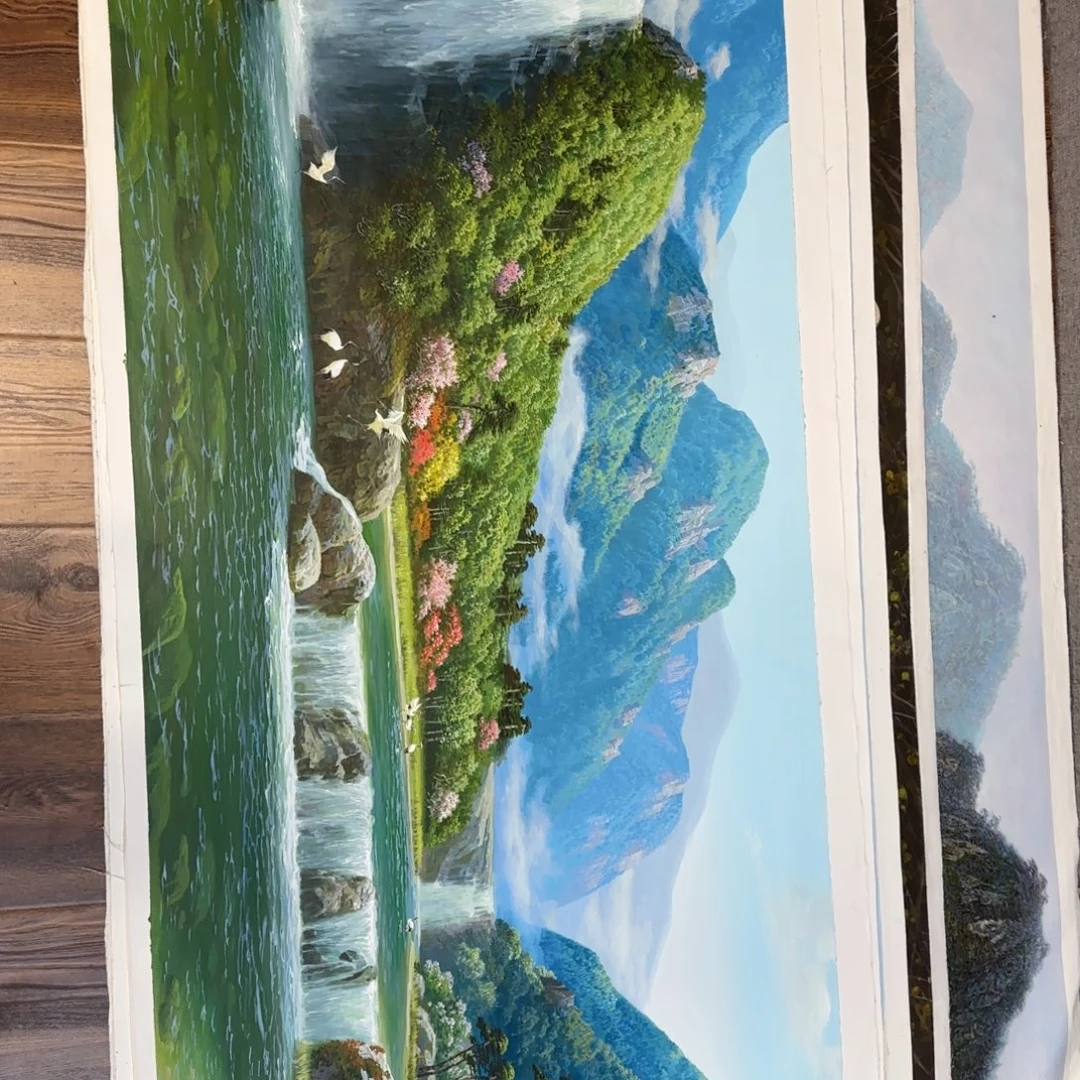 油画加油加油努力加油加油
