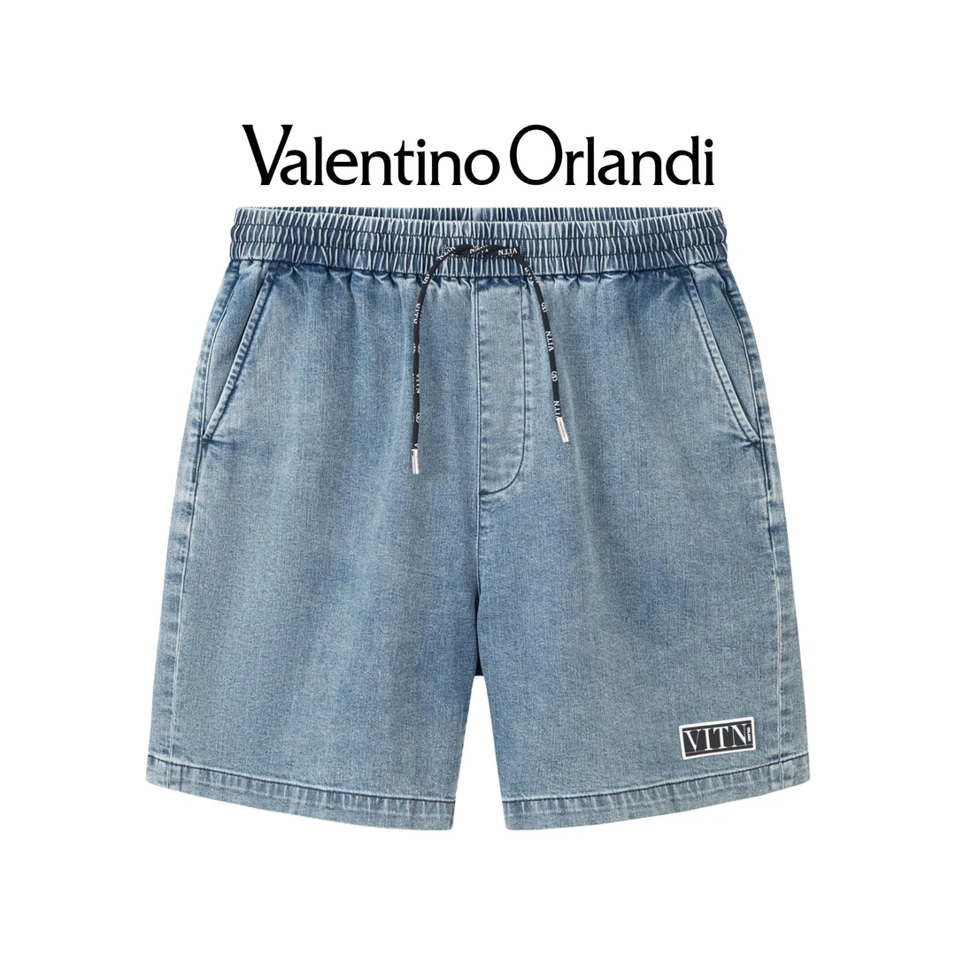 华伦天奴.奥兰迪男士夏季时尚百搭牛仔短裤1VK539287