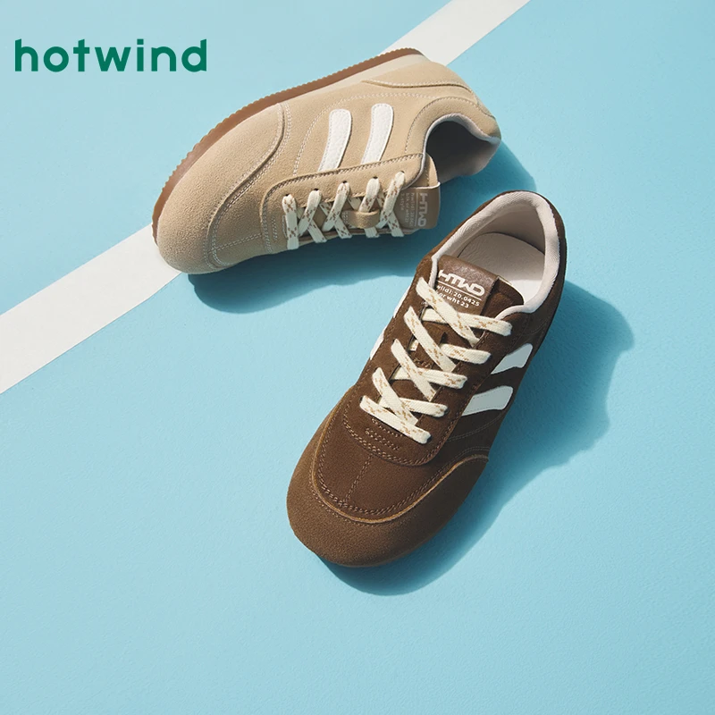 流光风【热风门店同款】4折起女舒适阿甘鞋慢跑鞋百搭爆款H11W25108