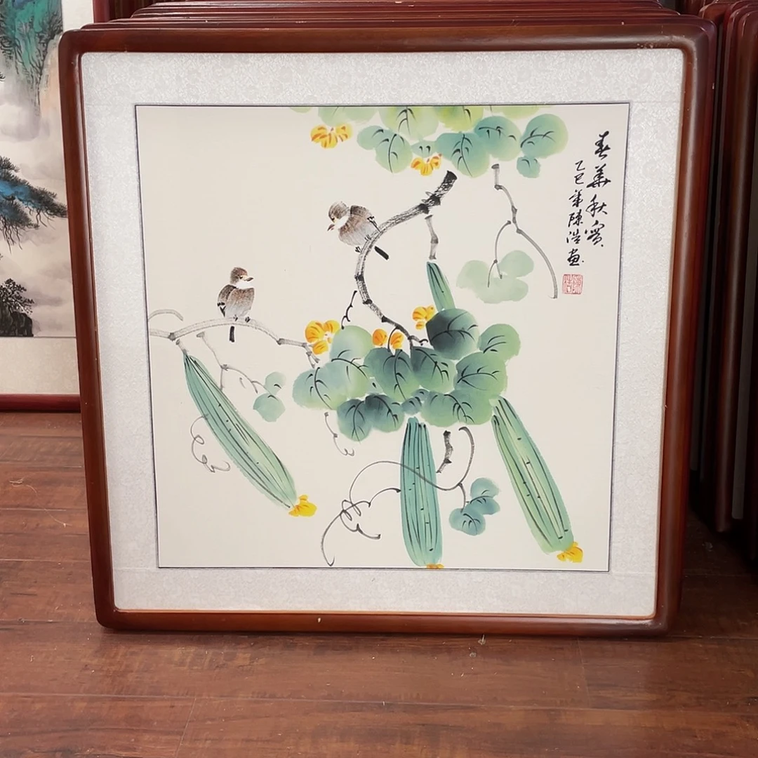 国画带框尺寸63*63厘米