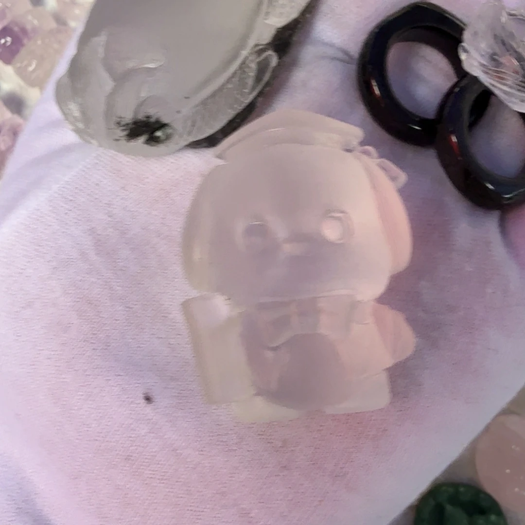 水晶摆件未镶嵌水晶?****