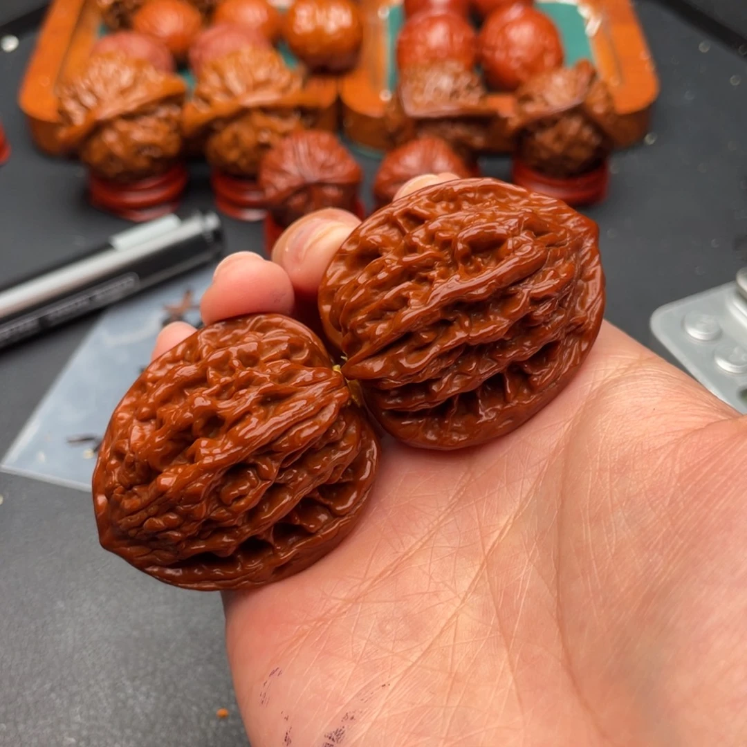文玩核桃把件麦虎