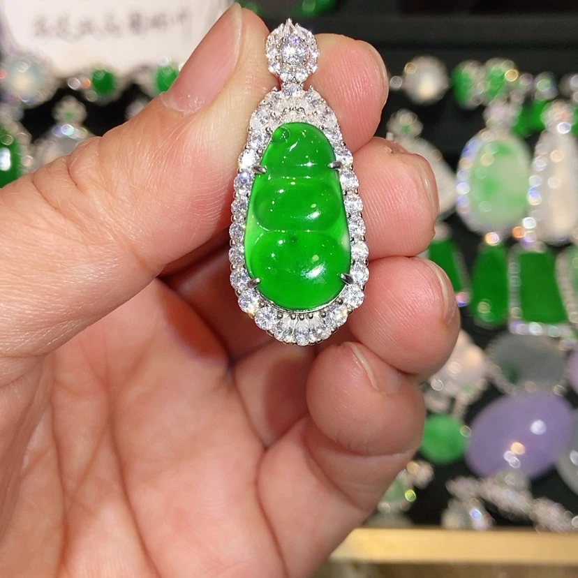 【闪购商品】颈饰未镶嵌翡翠天然翡翠