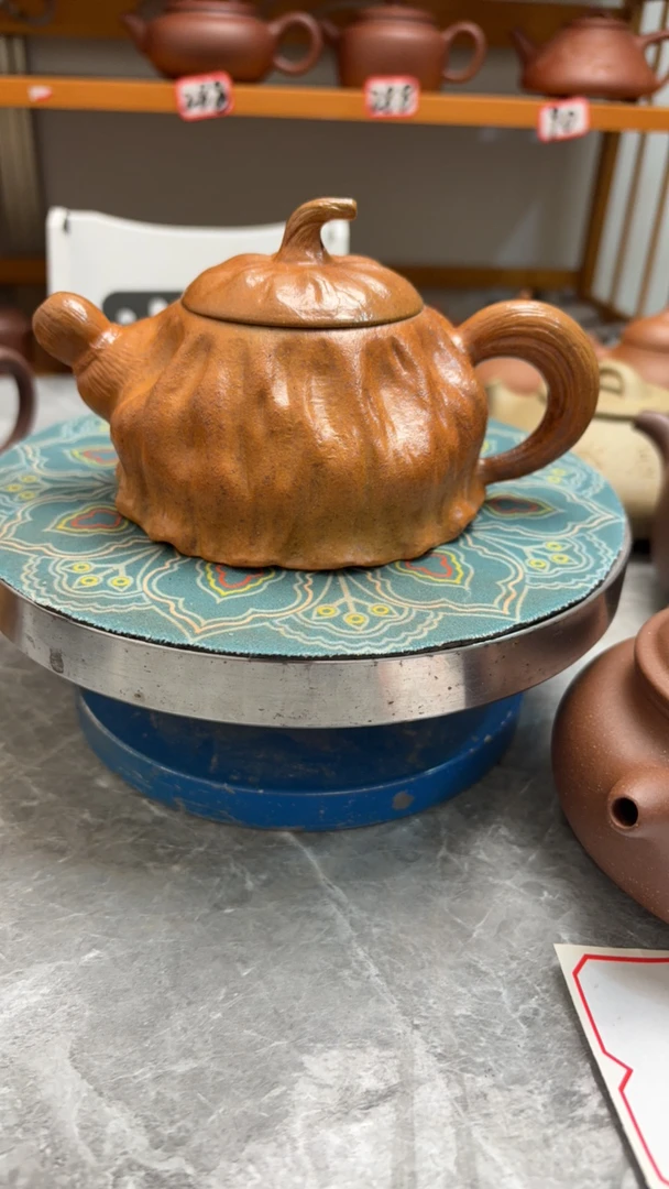 宜兴紫砂壶莲蓬壶手工制作手制