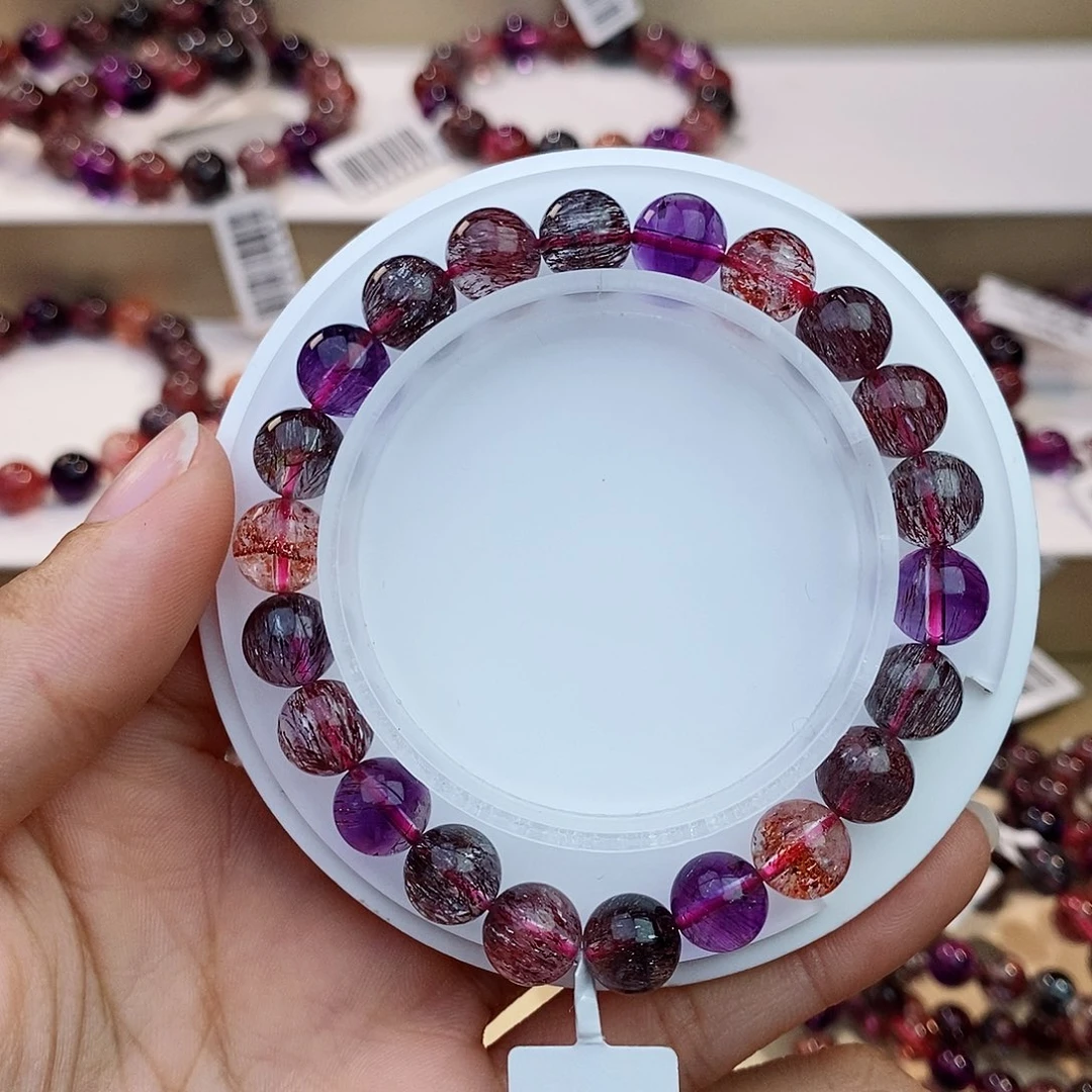 手链未镶嵌水晶黑加仑超七8+