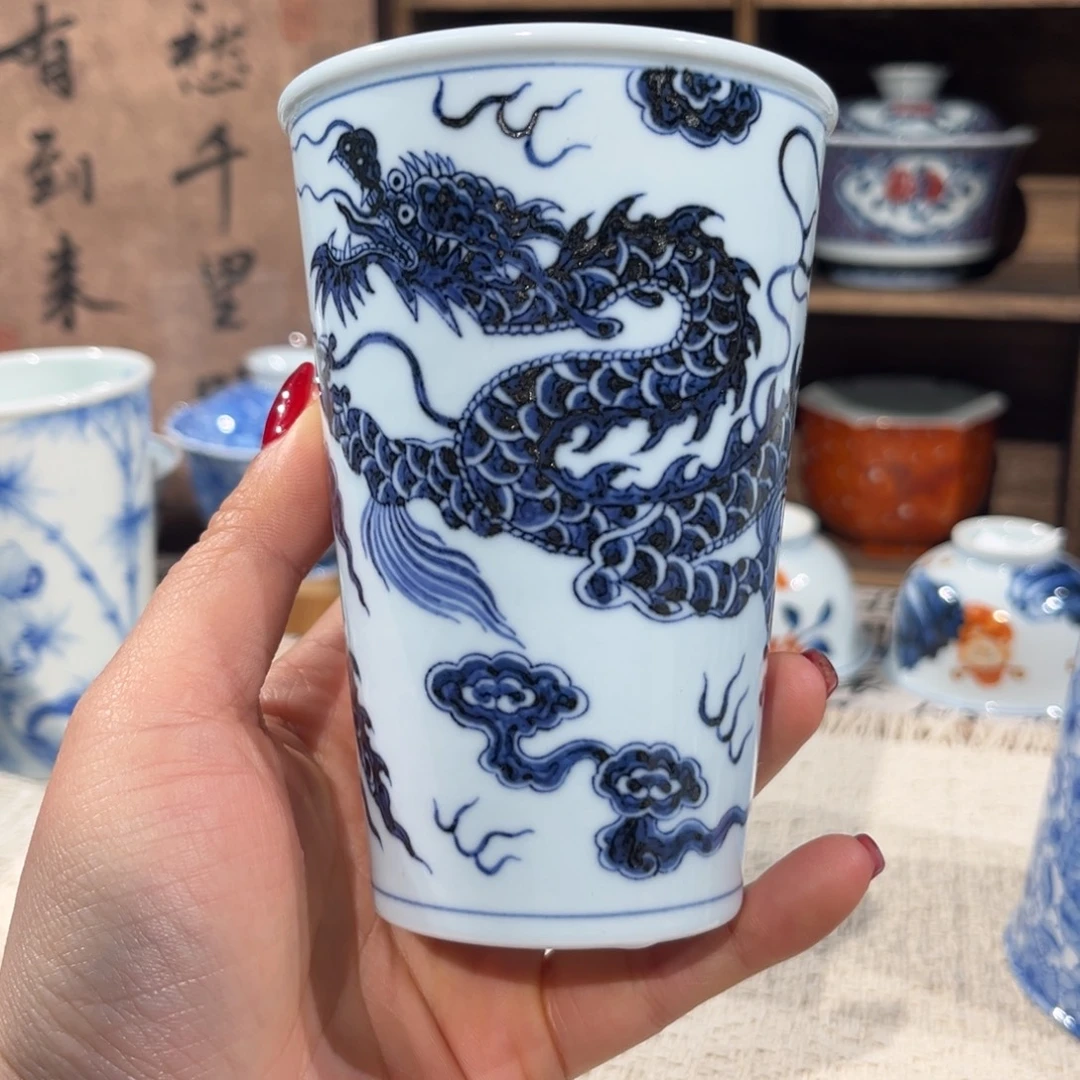 杯子陶微瑕景德镇陶瓷主人杯