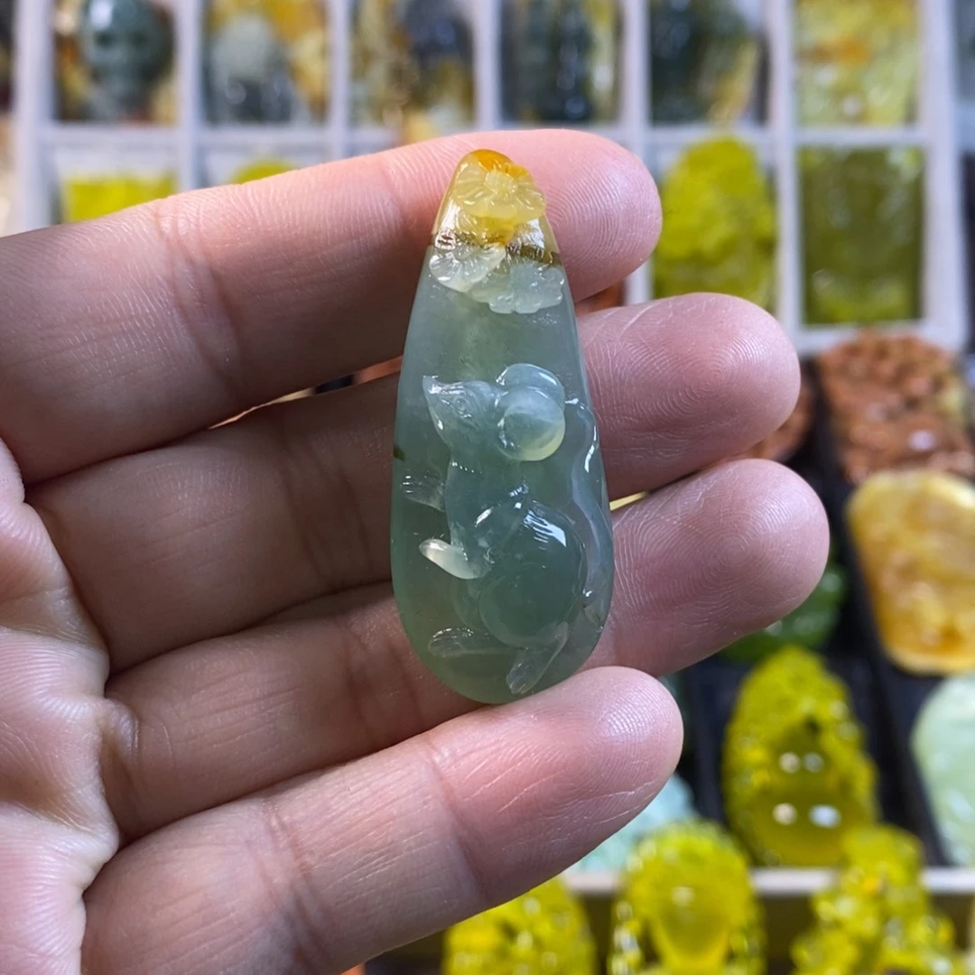 合金蛇纹石玉颈饰