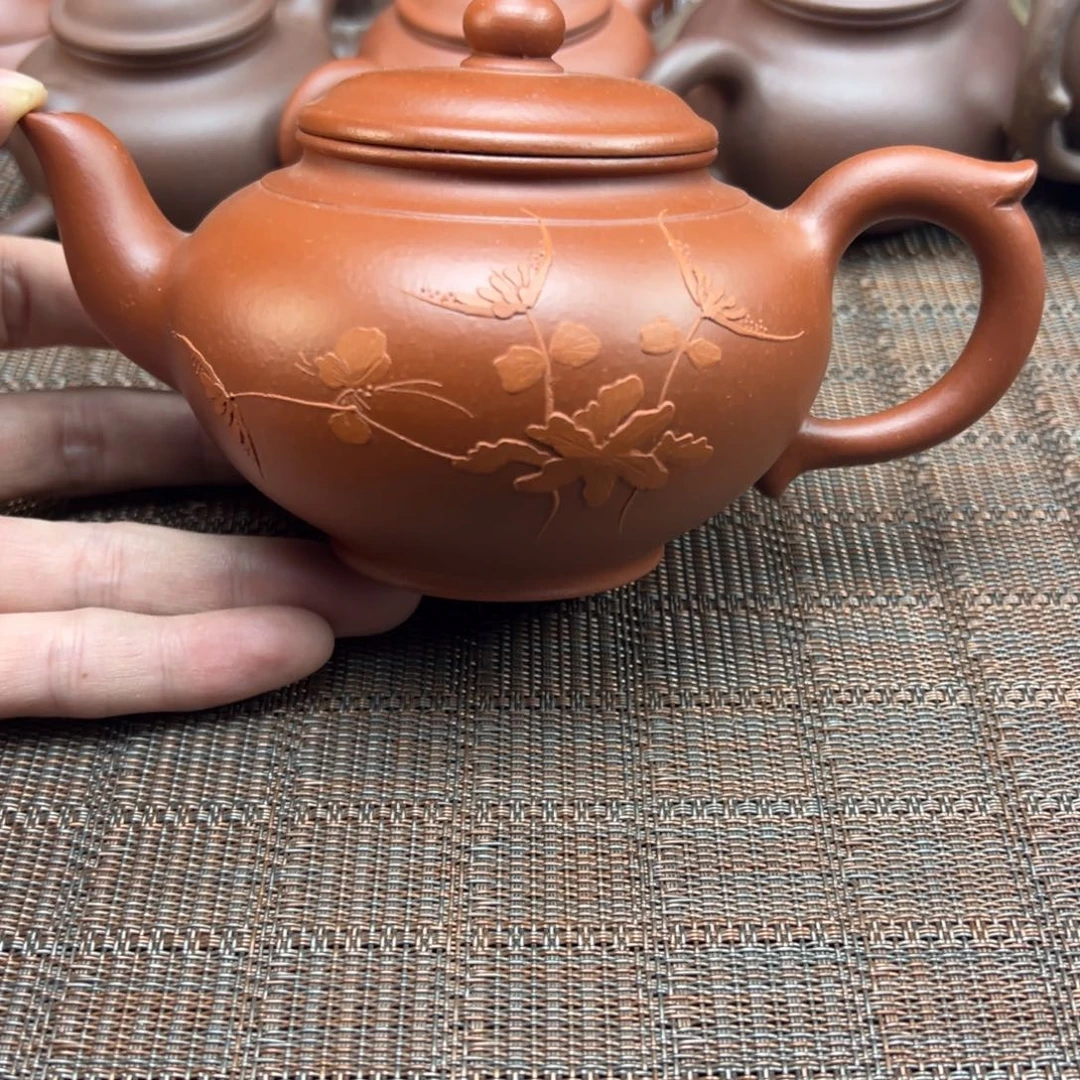 紫砂茶壶宜兴原矿紫砂壶350毫升容量