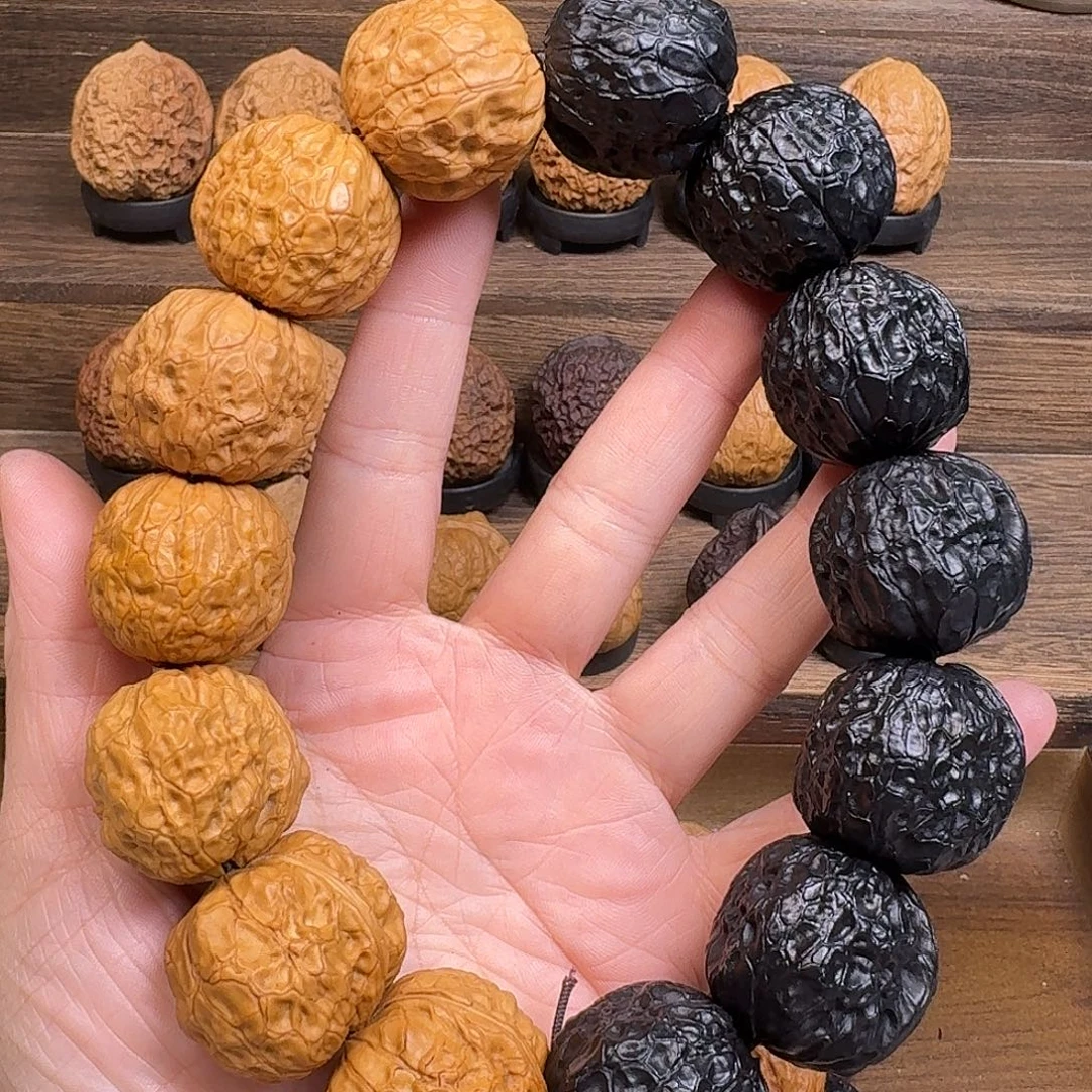 吊坠文玩核桃21蟒纹元宝手持32尺寸