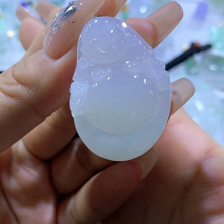 翡翠颈饰未镶嵌天然翡翠A货吊坠