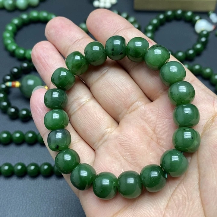 和田玉（碧玉）手串未镶嵌