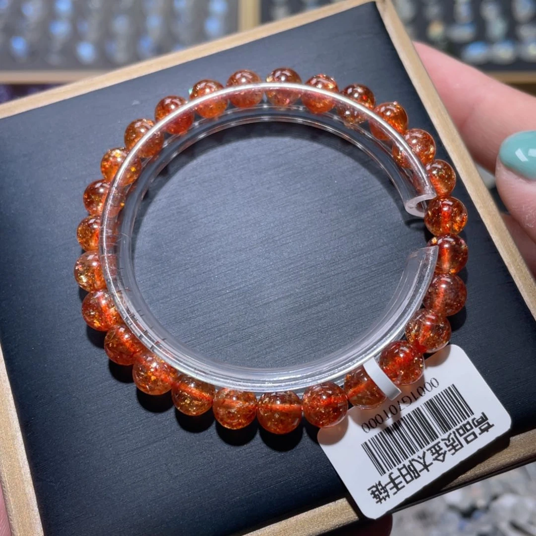 手链未镶嵌长石金太阳手链7mm