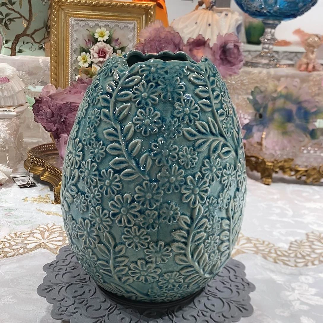 摆件0017福利出口高温瓷花瓶