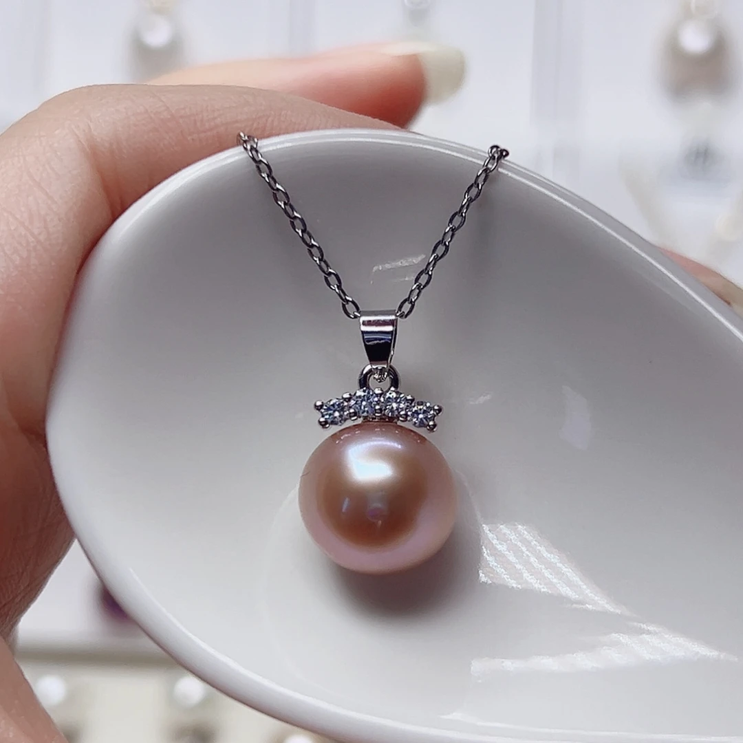 淡水珍珠未镶嵌吊坠(赠链)