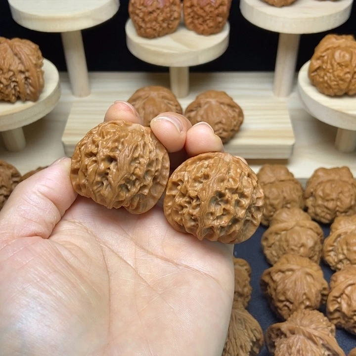 文玩核桃把件38苹果