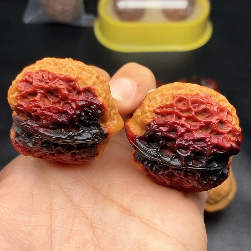 【闪购商品】把件文玩核桃39尺领头羊蟾