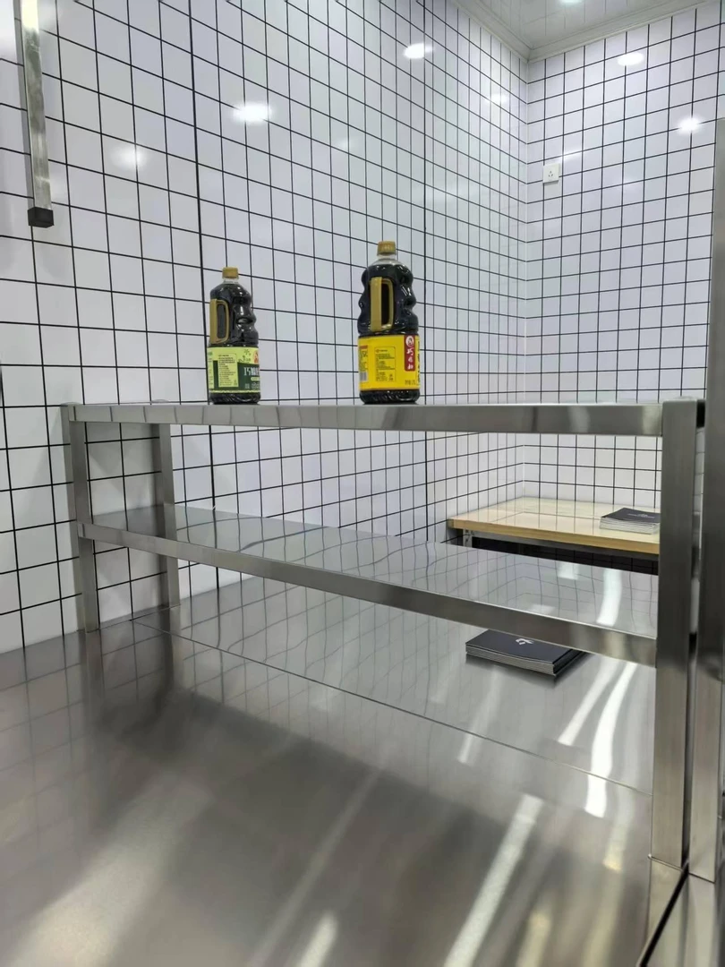 定制201不锈钢工作台台面立架不锈钢置物架