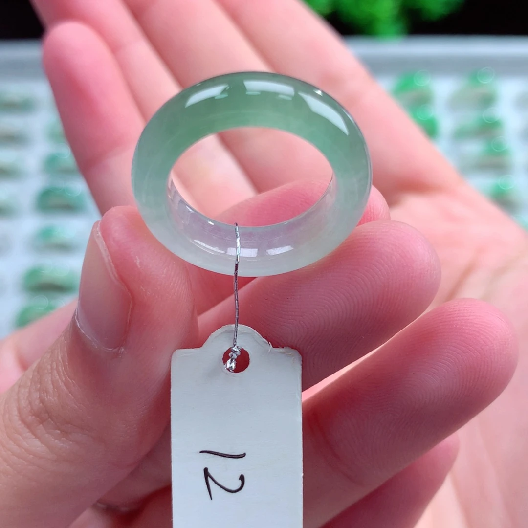 未镶嵌戒指翡翠天然