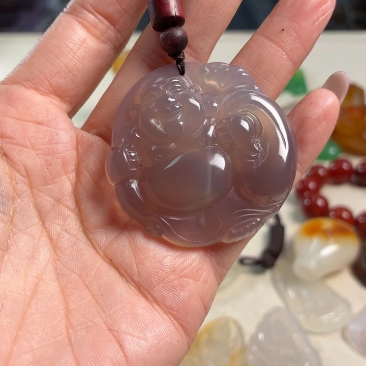 玛瑙/玉髓未镶嵌吊坠(不含链)