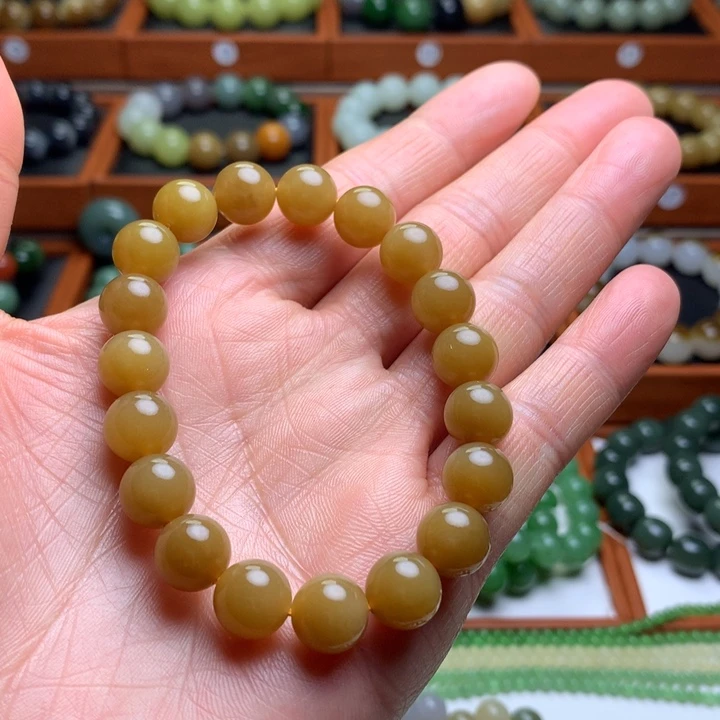 和田玉手串未镶嵌