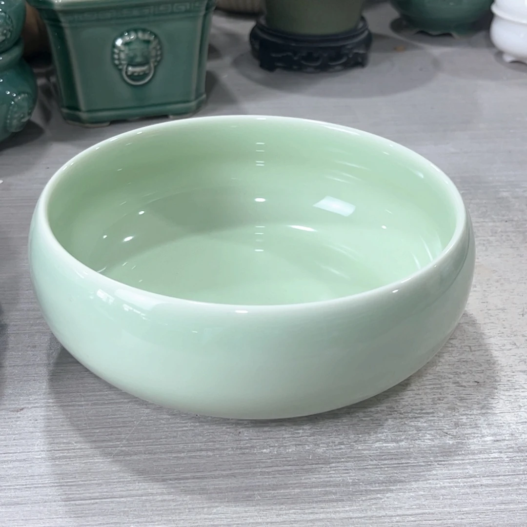 口径   18*7.5陶瓷绿植多肉微瑕花盆无孔