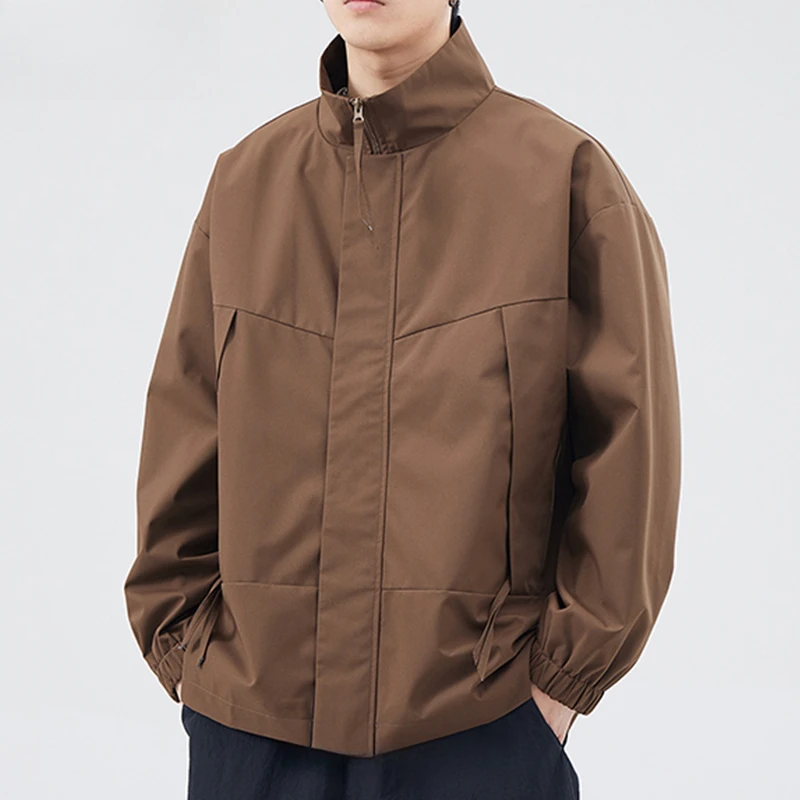 潮流工装夹克男士2024春秋新款美式宽松衣服男款休闲外套潮流百搭