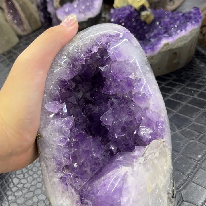 未镶嵌发饰水晶紫晶簇
