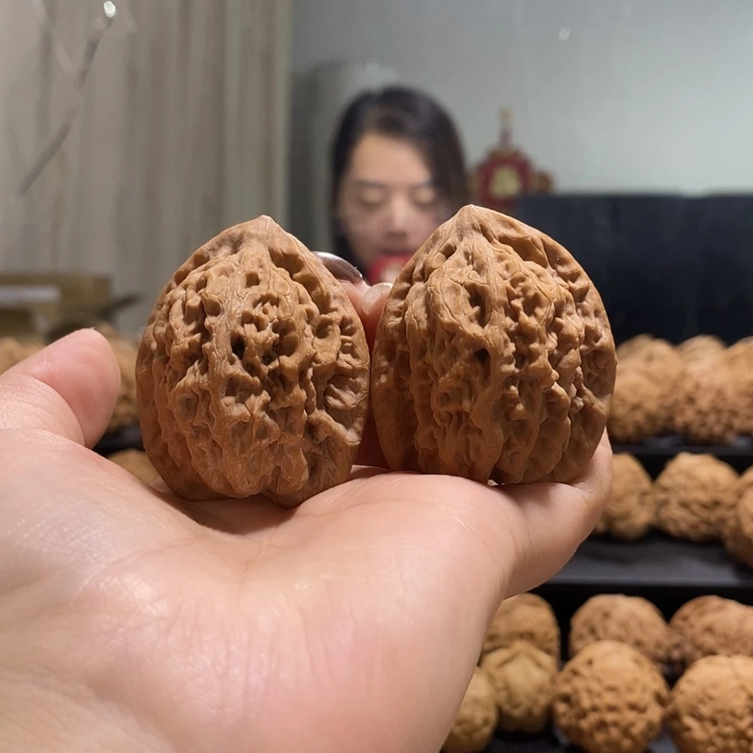 把件文玩核桃39➕金公子有黄