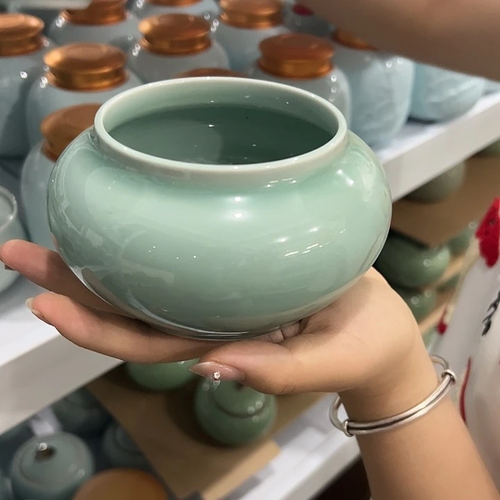 龙泉云间青瓷小米茶器