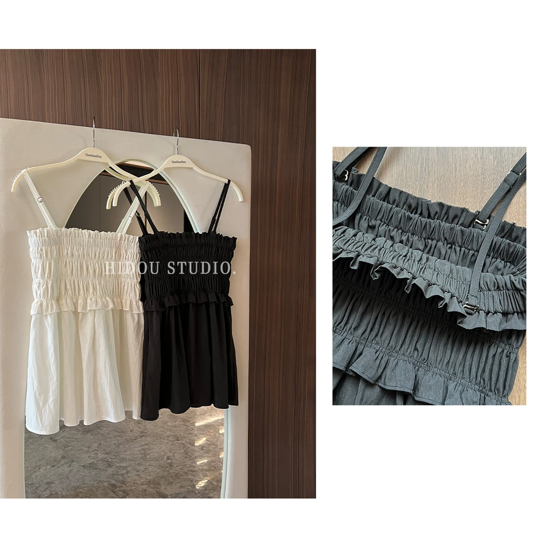 【痘痘私服】|【解锁多穿法】甜辣三穿设计感抹胸吊带半裙