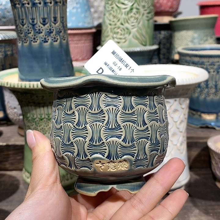 七里烧花盆2-18-259口径6