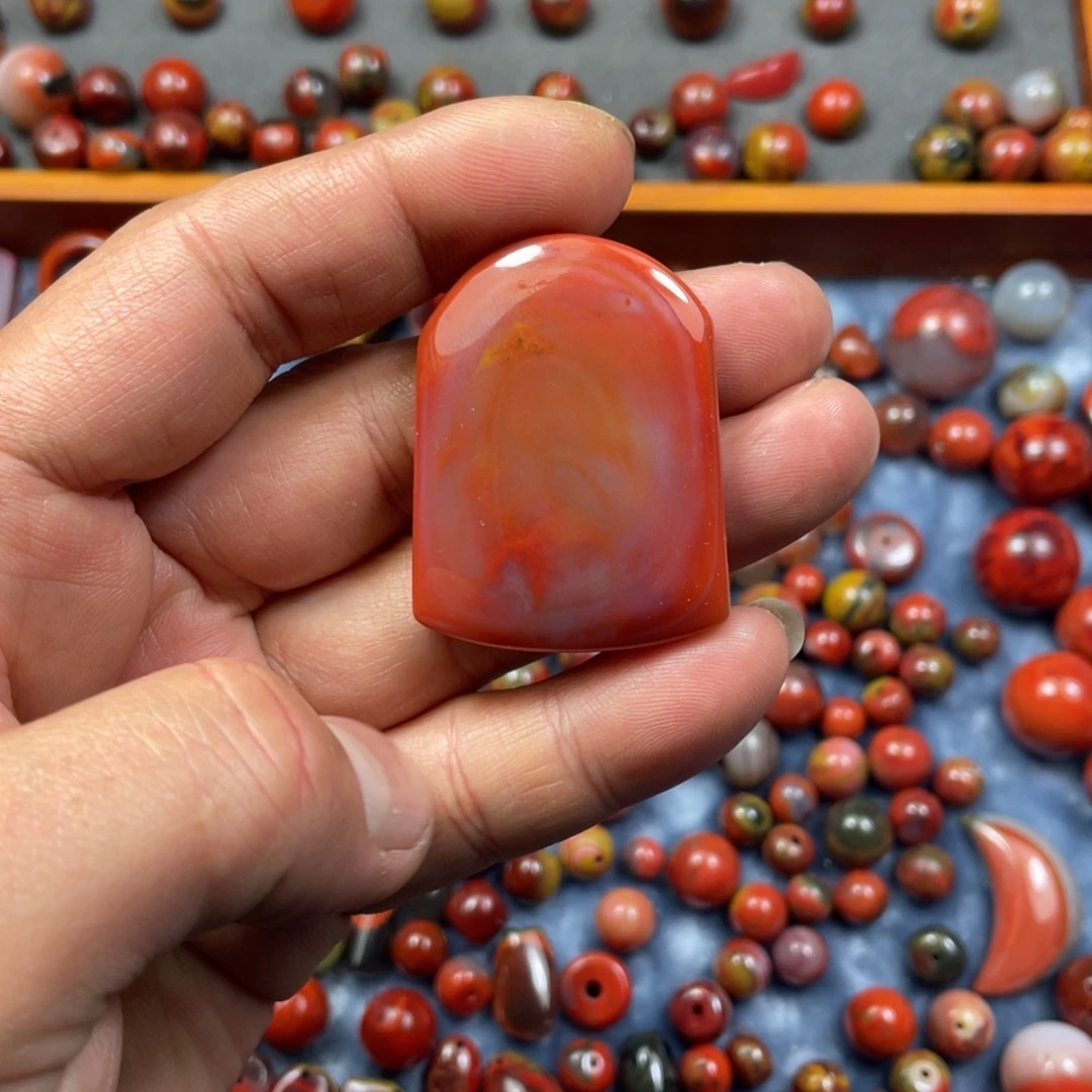 南红玛瑙合金南红原矿配珠