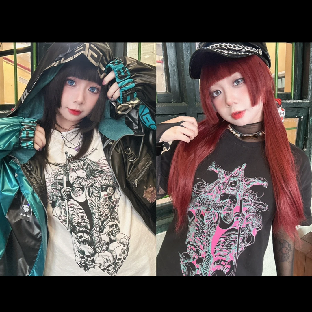 黑暗王朝联名哥特T恤短袖男女同款