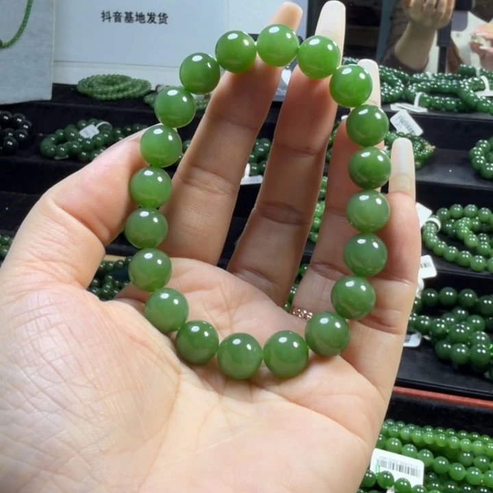 和田玉（碧玉）未镶嵌手链10