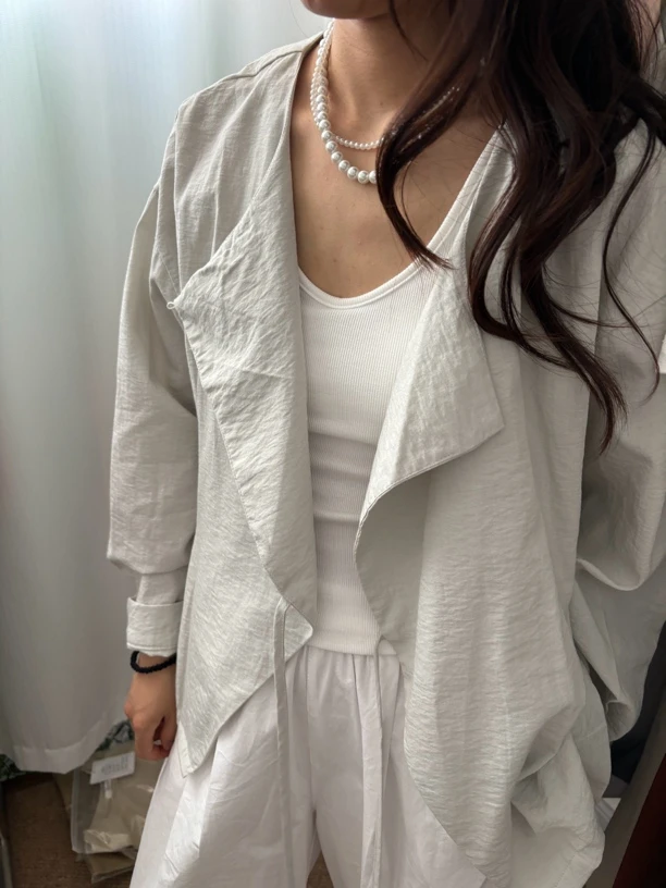 设计感宽松百搭夏季穿搭防晒衬衫