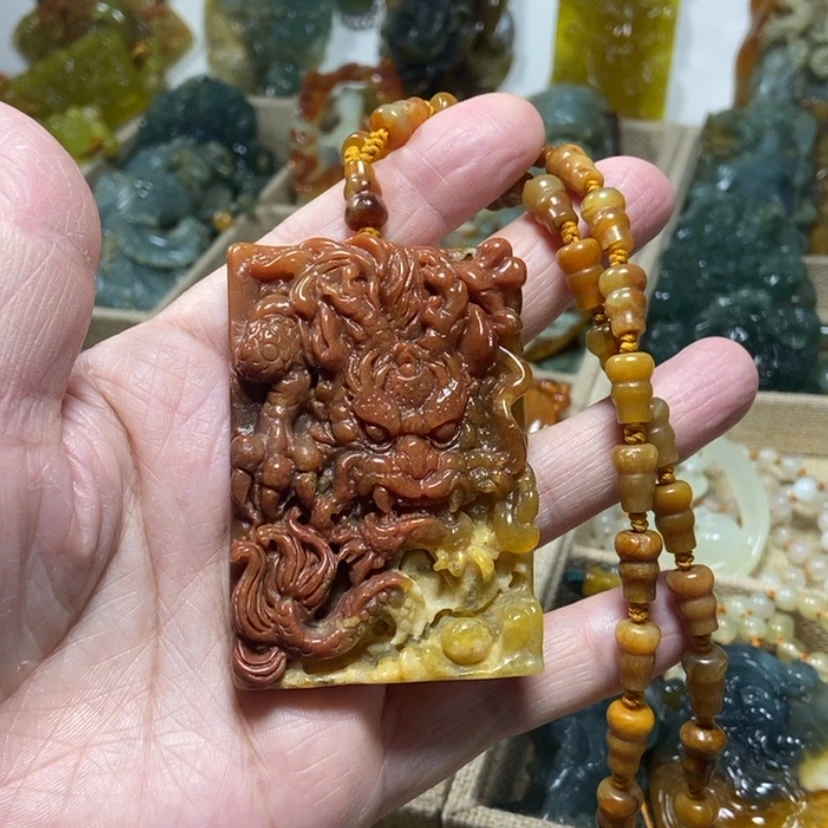 【闪购商品】未镶嵌蛇纹石玉颈饰