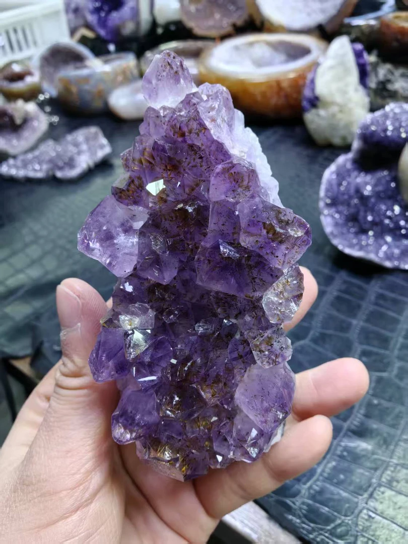 巴西原矿紫水晶块