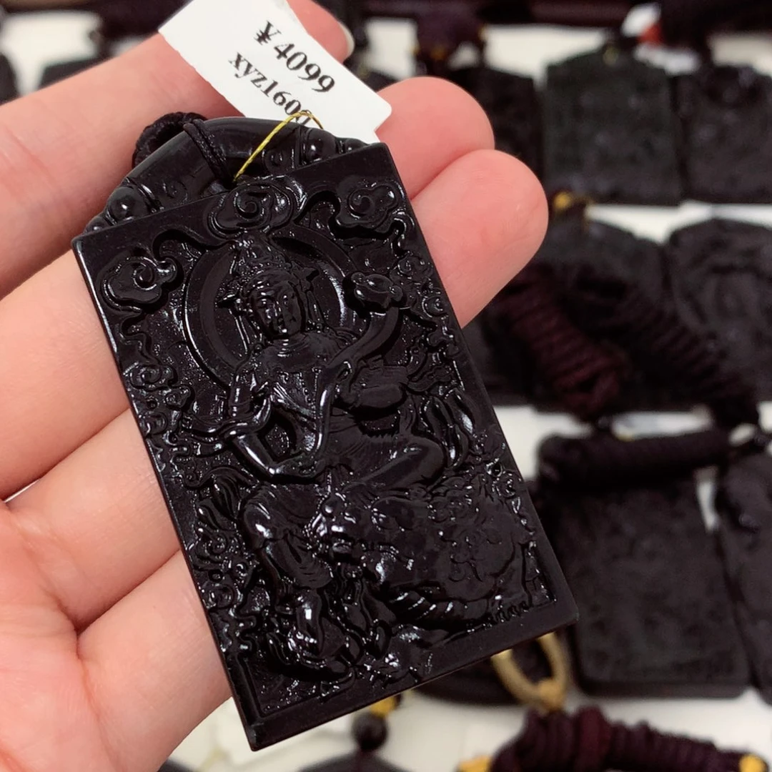 天然a货钢琴黑挂件