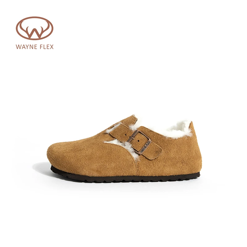 韦恩Wayne Flex加绒软木底冬季保暖勃肯鞋1239