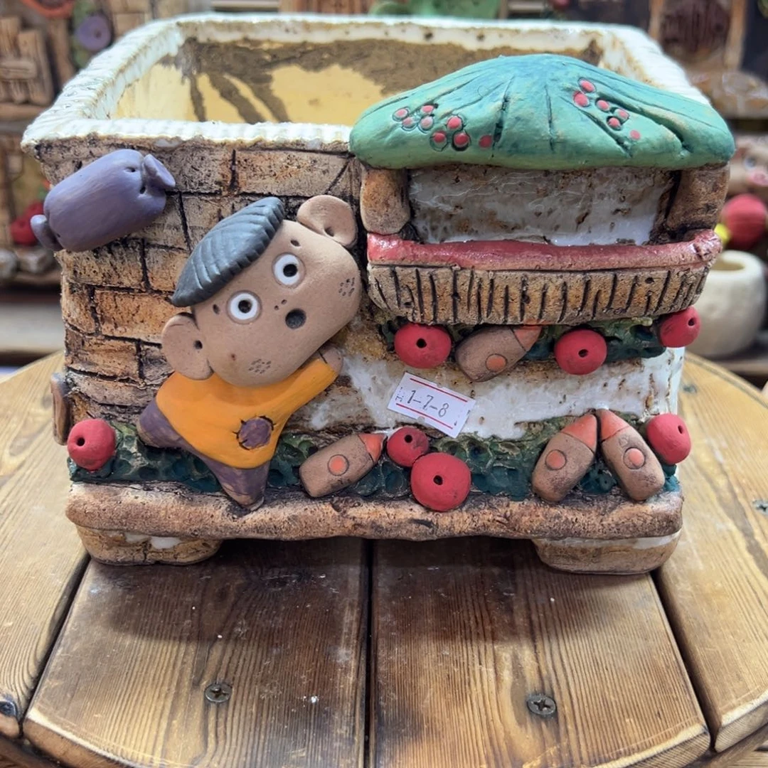 嘻哈多肉花盆百搭