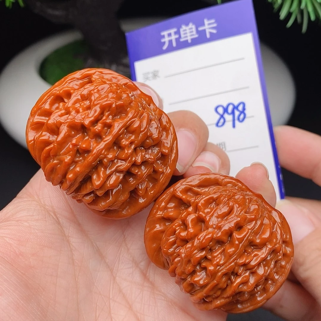 把件文玩核桃44四座楼898