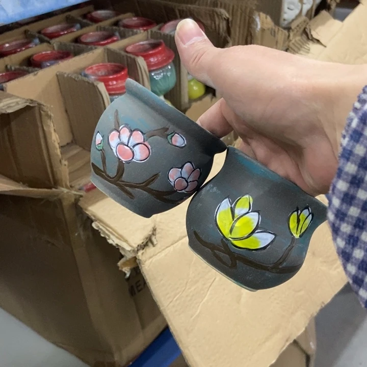 陶瓷花盆单场满9.9发8*7