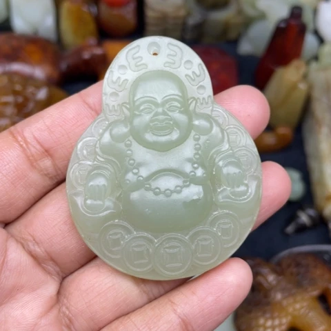 和田玉未镶嵌颈饰88