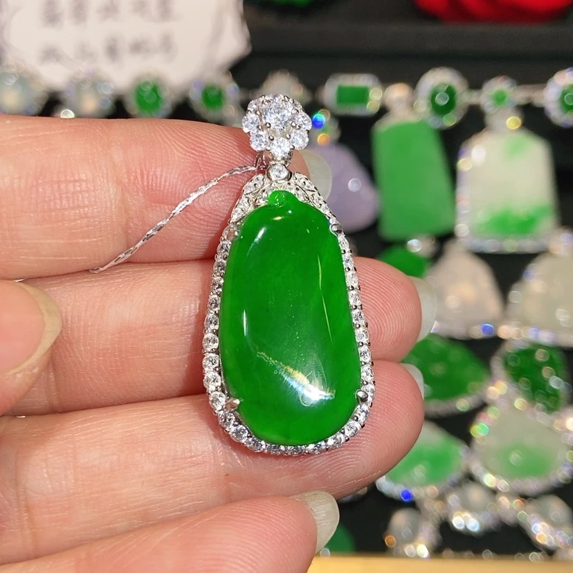 【闪购商品】颈饰未镶嵌翡翠天然翡翠