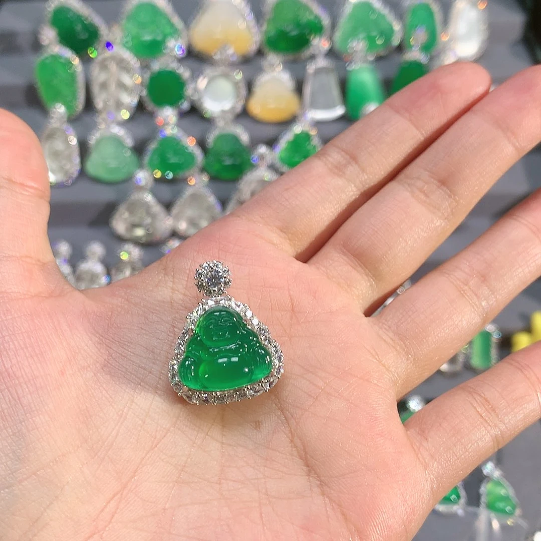 玛瑙/玉髓颈饰银S925镶嵌舒*✨